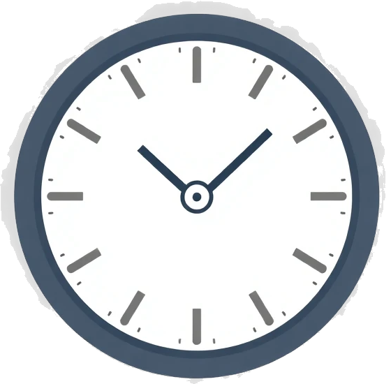 Minimalistic icon of a world clock, global time